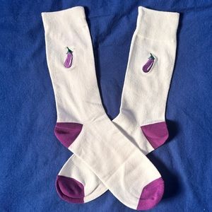🍆 OLD NAVY Eggplant Crew Socks (NWOT)